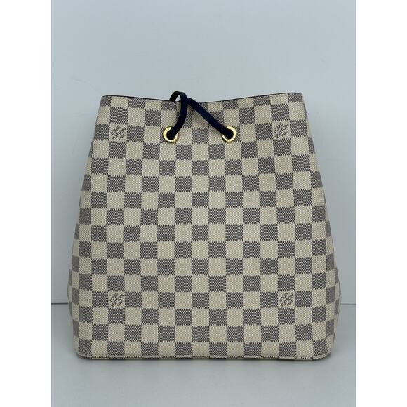 Louis Vuitton Damier Azur Néonoé MM with Braided Strap - Picture 3 of 16